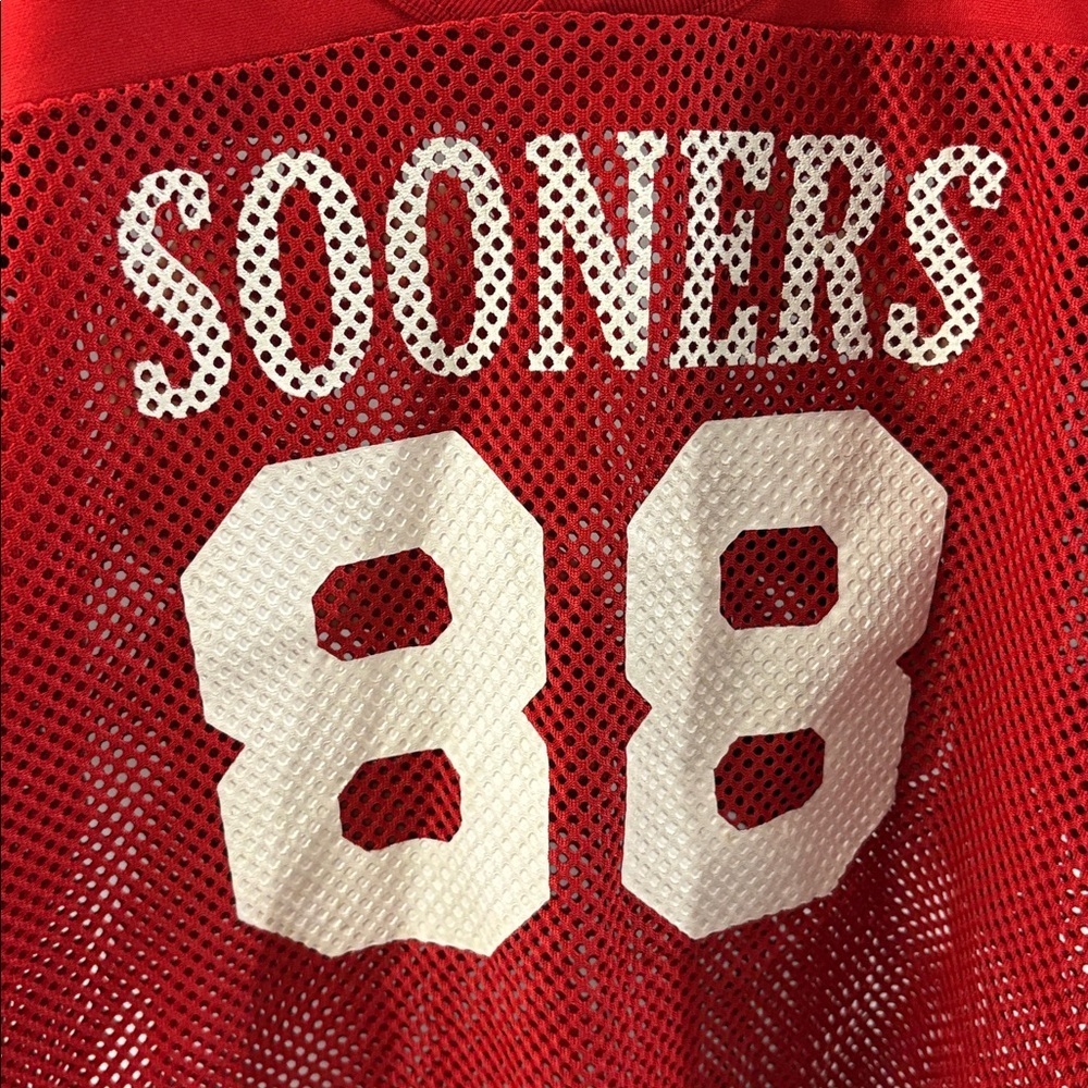 Vintage Oklahoma Sooners Youth Football Jersey Size XL Russell Athletic Mesh - Picture 4 of 10
